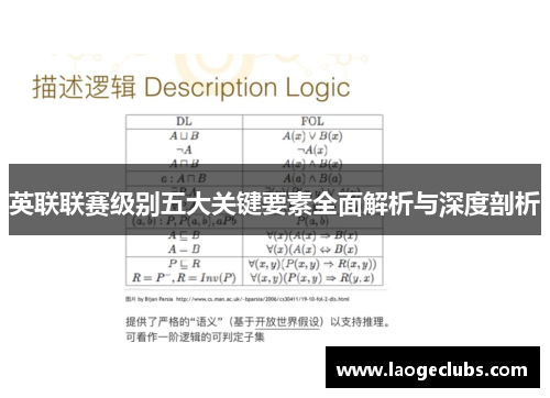英联联赛级别五大关键要素全面解析与深度剖析